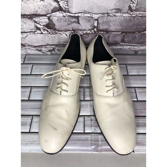 J. LINDEBERG Ivory Leather Plain Toe Derby Oxford Dress Shoes Men Sz 10M US/43EU main image 14